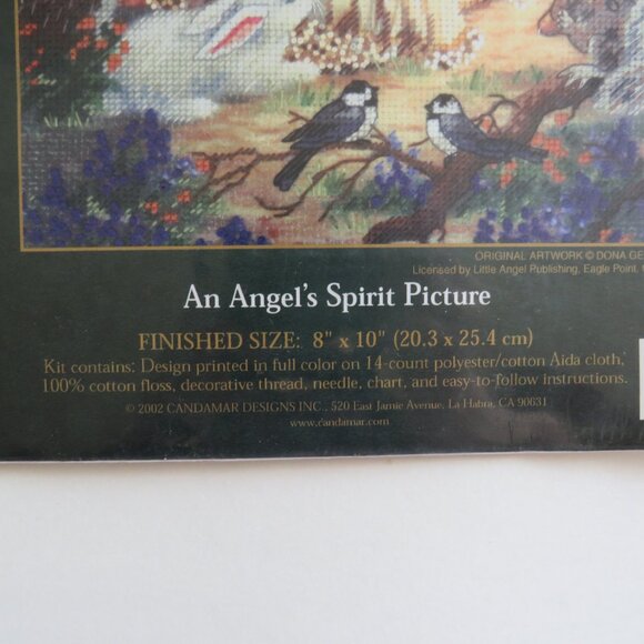 An Angel’s Spirit Picture Embellished Cross Stitch Kit #51400, 2002 - Picture 3 of 6